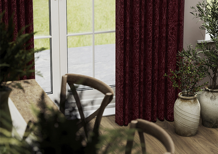 Tiverton, Carmine - Made to Measure Curtains - Image 5